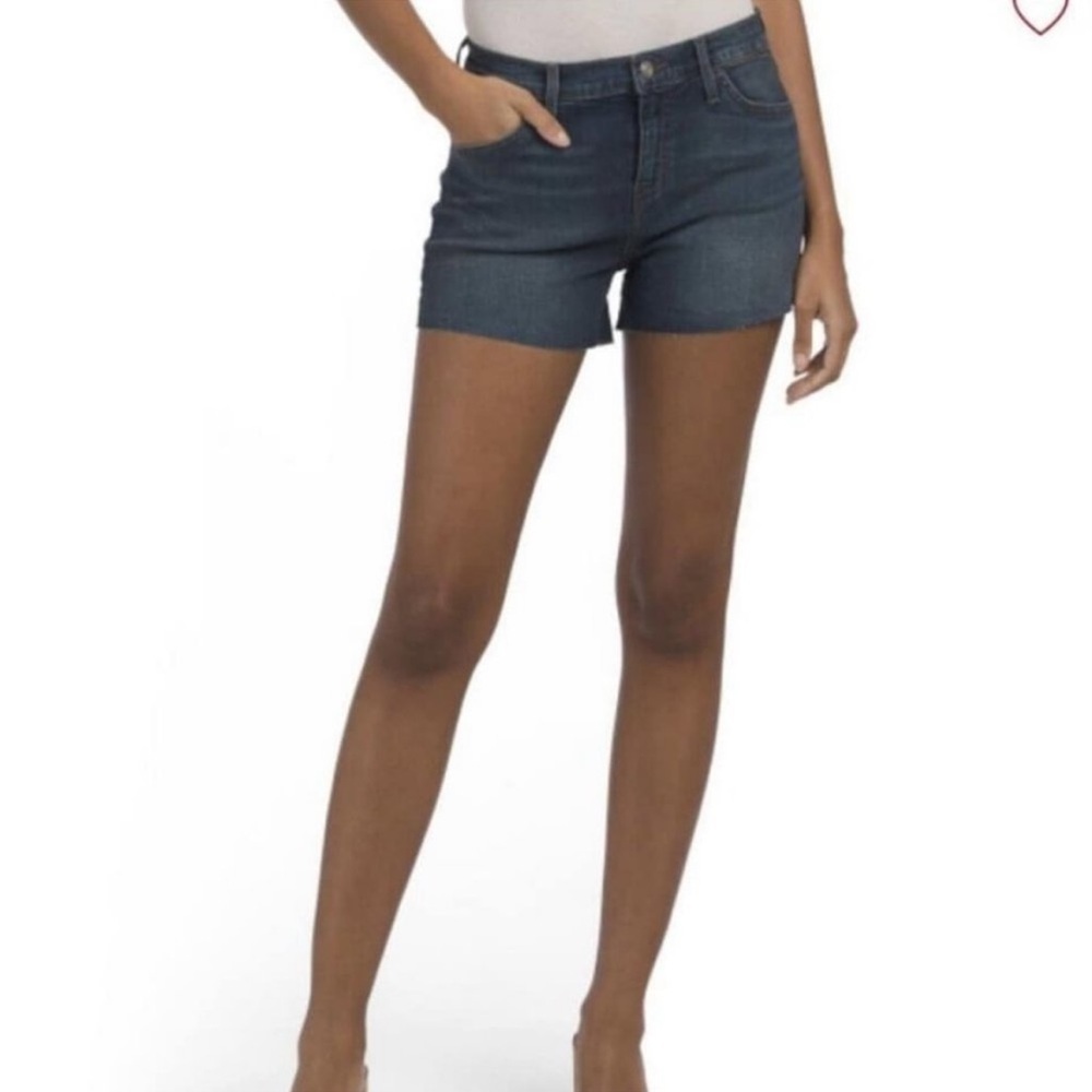 Hudson Jeans Gracie Shorts Mid Rise Denim Jean Shorts Size 29 NWT